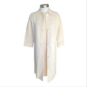 Vintage 60s Wool Sleeveless Dress and Jacket 8/10